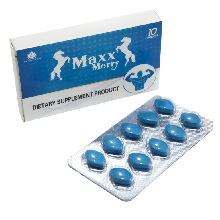 Male Sexual Enhancement Tablets – 10 Tablets per Box – complete product and packaging view